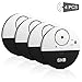 Price comparison product image GHB 4 pcs Window Alarm Vibration Shock Sensors Home Security with Loud 100dB for Window door cabinet Black