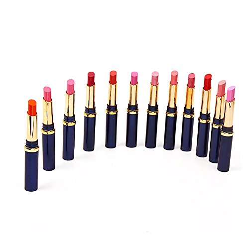 Pauler Vickers 12 Pcs Nude Lipsticks Makeup Lasting Lip Gloss Makeup Set Cosmetic