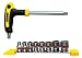 Produktbild 'Maurer 2323475 Set Steckschlüssel Maurer + Griff "T" 1/4 9 Teile