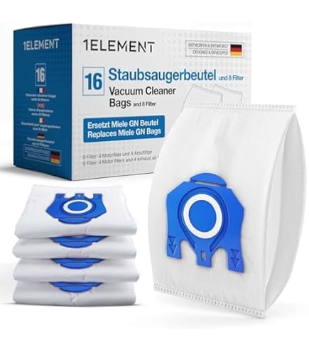 12 Sacchetti + 8 Filtri Per Aspirapolvere Miele - Compatibili C1 C2 C3 S400i S600 S800 - Foto 8