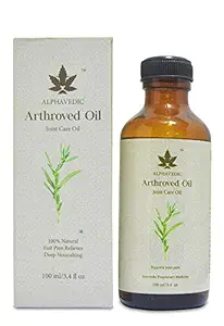 ALPHAVEDIC CORPORATION LLP Arthroved Oil for Arthritis, Spondylosis, Joint/Knee/Back/Leg Pains, Swelling, Backache, Frozen Shoulder and Muscular Aches | Ayurvedic Pain Killer/Pain Relief Oil