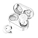 Produktbild Bluetooth Kopfhörer Wireless, GIKERSY Bluetooth Kopfhörer in Ear Bluetooth 5.0 Headset Stereo-Minikopfhörer Sport Kabellose Bluetooth Kopfhörer mit Mini Ladenox, IPX5, Integriert Mikrofon - Weiß