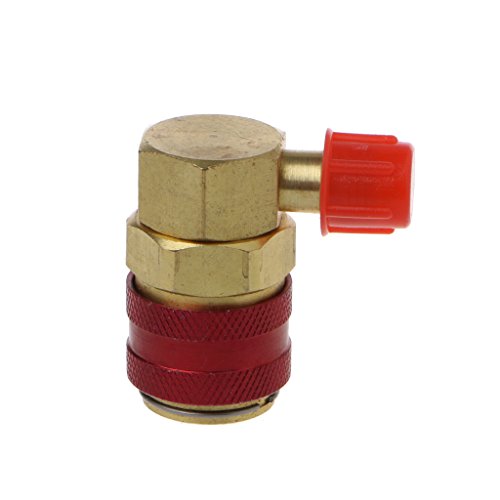 Air Condition Quick Connector Coupler Set – Auto A/C Manifold High/Low Adapters With Hoses, Carbole