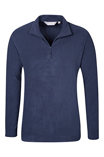 Parallel Forro polar hombre con Zip Azul Marino M