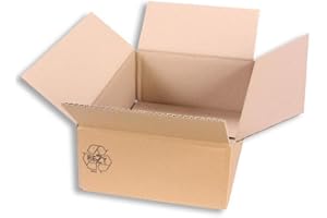 VERPACKUNG ROPER Faltkarton 300 x 200 x 100 mm Karton Schachtel Versandkarton Paketversand 25 Stück