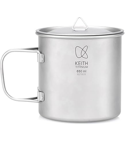 Verres à Bière Keith Titanium 450ml - Ensemble Léger Et Durable Pour Intérieur Et Extérieur