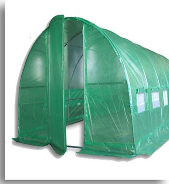 6m x 3m „der Stärkste in seiner Kategorie“. Mit mehr Innenstreben als jede andere ähnliche Struktur auf dem Markt. Vollverzinkte Struktur, Metalltüren, Bodenleisten. Folientunnel | Gewächshaus | Treibhaus | Foliengewächshaus | Pflanzentunnel | Frühbeet | Folienzelt | Tomatenzelt. - 4