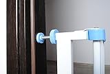 Baby Schutzgitter Absperrgitter Türgitter Gitter Treppe Treppengitter #807, Größe:74 bis 87 cm - 5