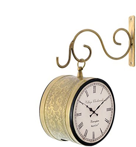 RoyalsCart Double Sided Railway Station/Platform Analog Wall Clock RS.1349 (74.00% Off) - Amazon