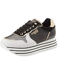 Trussardi Jeans Running Heart Eyelet, Zapatillas de Gimnasia para Mujer
