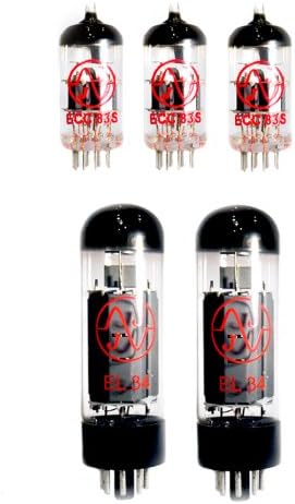 Voc Rock (JJ RE VALVE KIT) For MARSHALL JCM900 SERIES 2500 2501 2502 amplifiers that use TWO EL34 AND THREE ECC83 12AX7 TUBES