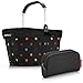 Produktbild reisenthel carrybag mit Cover Abdeckung Deckel PLUS GRATIS makeupcase (dots-black)