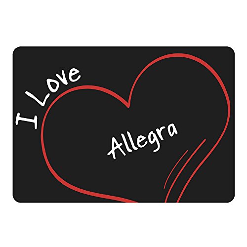 Preisvergleich Produktbild Mousepad Modern I Love Allegra schwarz