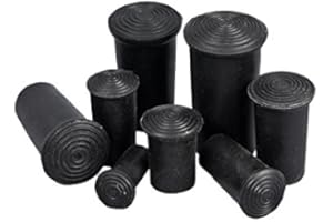Stock-Fachmann Embout pour canne 18 mm (Noir)