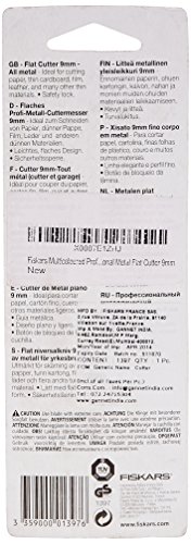 Fiskars 209476 Cutter Metall, flach, 9 mm - 2
