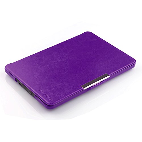 Kindle Paperwhite Hülle, Swees Ultra Slim Schutzhülle Smart Case für Amazon alle neue Kindle Paperwhite 2015 300 PPI 3.Generation/2014/2013/2012, mit Auto Sleep Wake Funktion, Lila - 5