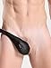 Produktbild New Men 's & Gay Wet Look Schwarz ONE LEG Tanga G Saiten Stripper Wear Fancy Kleid Unterwäsche Hirsch Do Größe passend für S/M
