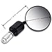 Motorcycle Chrome Plated Billet Aluminum Outside Rearview Side View Mirrors Multi Angle Adjustable Blindsight Rearview Handle Bar End Convex Universal Fit For Ducati Monster 796 848 1198 / Yamaha YZF R6 R600R FZ6 / Honda CBR 600RR / Suzuki GSX-R600 R750