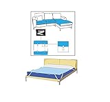 Toweter Einstellbar Lange Kreuz und quer Bettlakenspanner, Fit für All Size Bett, Sofa, Tisch (15-62 inches(40-160cm)) - 7