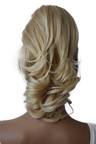 PRETTYSHOP Voluminöses Haarteil Hair Piece Pferdeschwanz Zopf Ponytail ca 35cm diverse Farben (blond mix H91_25T613) - 3