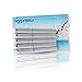 Eggsnow 5PCS Nail files With Case,Crystal Nail File for Manicure and Pedicure,Glass Nail File Set With Hare Silver Case