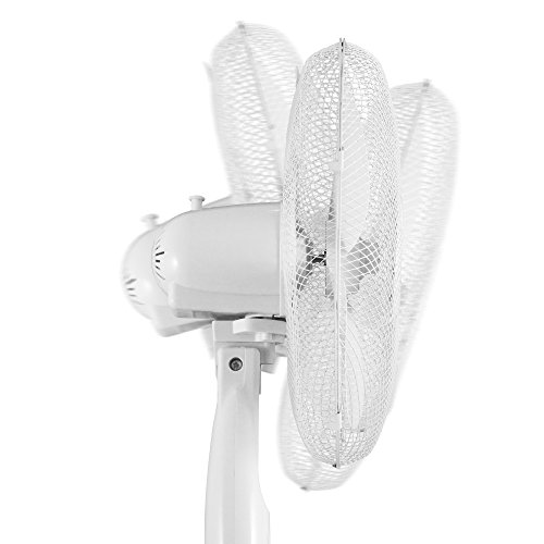 TROTEC TVE 16 Standventilator / Standlüfter | sehr leise | höhenverstellbar | Neigungswinkel verstellbar | 3 verschiedene Geschwindigkeitsstufen | Automatische 90°-Oszillation - 5