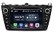 Produktbild (Schwarz) 8 Zoll 2 Din Android 6.0 OS Autoradio für Mazda 6 2008 2009 2010 2011 2012, kapazitiver Touchscreen mit 8 Core 1.5G Cortex A53 CPU 32G Flash und 2G DDR3 RAM GPS Navi Radio DVD Player 3G/WIFI Aux Input OBD2 USB DVR