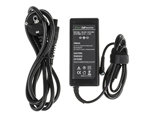 Green Cell® Netzteil / Ladegerät inkl. Stromkabel für Notebook / Laptop HP Pavilion 15-N280SW (Ausgangsspannung: 19.5V 3.33A 65W, Steckermaße: 4.5-3.0mm mit Stift nach innen) - 4