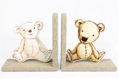 Baby Teddy Bear Book Ends - 2 designs