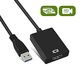 usb 2.0 video adapter with audio easycap 【USB 3.0 zu HDMI Konverter】 Der USB zu HDMI Adapter verbindet einen Computer über USB mit einem HDTV, Monitor oder Projektor mit HDMI; USB-Grafiklösung mit höchster Leistung verfügbar. Kombiniert sowohl Video als auch Audio über ein einziges USB-Kabel und HDMI-Kabel. --- Notiert: es ist nur kompatibel mit Windows 7, Windows 8, Windows 10.