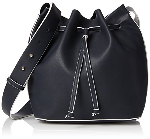 French Connection Women's Chelsea Cross-Body Bag Blue (Utility Blue/White)