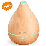 aroma diffuser holz BPA-frei und wasserlos automatisch abschalten BPA-freies Material gewährleistet, dass es zu 100% ungiftig und für Babys und Kinder während des Betriebs sicher ist. Der Luftbefeuchter schaltet sich automatisch aus, wenn kein Wasser mehr vorhanden ist