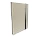 Produktbild 1 twentyfiveplus Notizbuch A5 kariert Hardcover Textileinband Tagebuch Kladde Grau