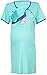 Happy Mama Women's Maternity Hospital Gown Robe Nightie Set Labour & Birth. 383p (Mint, UK 10/12)