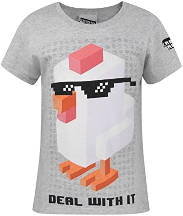 Crossy Road Deal with It Girl's T-Shirt