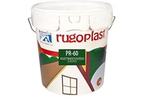 Rugoplast - Revestimiento rugoso elástico efecto picado PR-60, Blanco