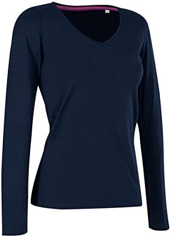Stars By Stedman Claire V Neck Long Sleeve T-Shirt Marina Blue XL