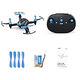 ACOC Allcaca RC Drone À Distance Quadcopter Telecommande 4CH 23Min De Temps De Vol Les Enfants Débutant, Mode sans Tête Retour À Un Bouton Flip 3D Lumière LED