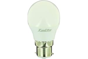 XANLITE Ampoule Led P45 - Culot B22 - 5 -3W Cons. (40W Eq.) - Lumière Blanc Chaud