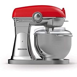 SCHNEIDER CONSUMER GROUP SCFP57R Robot Patissier Vintage 5,7 l Die-cast 10 Vitesses Rouge, Métal, 35 cm