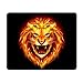 Produktbild Head Of Aggressive Fire Lion Comfortable Rectangle Rubber Base Mousepad Gaming Mouse Pad