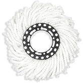 2 Adet Başlık%100 Microfiber S&uuml;per Emici Sillgech 360&deg; Mikrofiber D&ouml;nerli Mop Yedek Başlığı