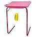 India Make and Strong MyTableMate Brand Multi Purpose Portable and Adjustable Table Mate with Cup Holder - Pink color&(Led watch free gift - Color May Vary) RS.1369.00