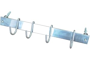 Imex El Zorro Barra para Colgar Embutidos, INOX, 500 mm, Acero Inoxidable