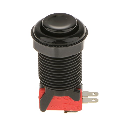 Preisvergleich Produktbild perfk Drucktaster 12V Videospiel Druckknopf Ein-Ausschalter für Arcade-Maschine und JAMMA Maschinenprojekte