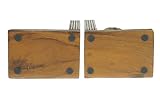Eulen Buchstützen x 2 : Handgeschnitzte hölzerne tierische Verzierung : Qualitätsweihnachtsgeschenk für Männer u. Frauen : Traditionell Handgefertigt aus Holz: Haus Dekoration - 6