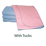 Drylife Super Absorbent Washable Bed Protector/Pad with Tucks (Pack of 2)