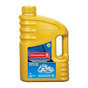 TVS AUTOMOTIVE 2 Wheeler SL 20W-50 Synthetic MCO Engine Oil, 1 L