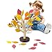 Produktbild Happy Event Kinder Baby Holz Wooden Stitching Creativity Leaf Tree Lernen pädagogisches Spielzeug (Orange)
