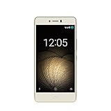 Cámara de 16 MP BQ Aquaris U Plus - Smartphone de 5\'\' (4G, WiFi, Bluetooth 4.2, Qualcomm Snapdragon 430 Octa Core, 16 GB de Memoria Interna, 2 GB de RAM, cámara de 16 MP, Android 6.0.1 Marshmallow) Blanco y Dorado